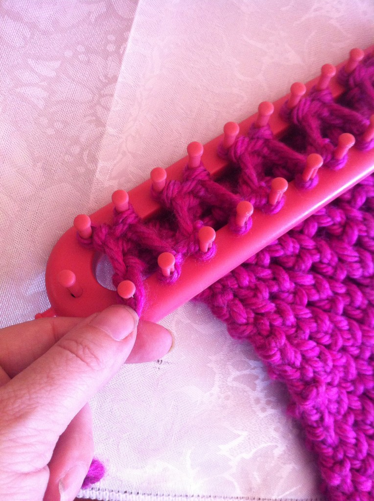 loom knitting braid knit