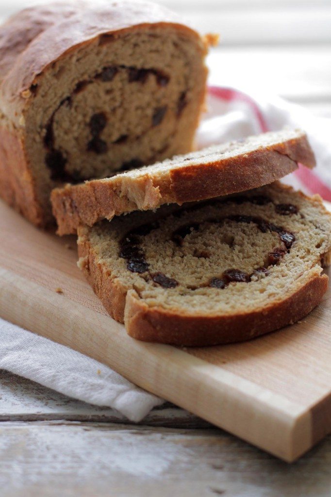 Eating for Life: Daniel Plan breakfast--soaked whole wheat cinnamon raisin bread