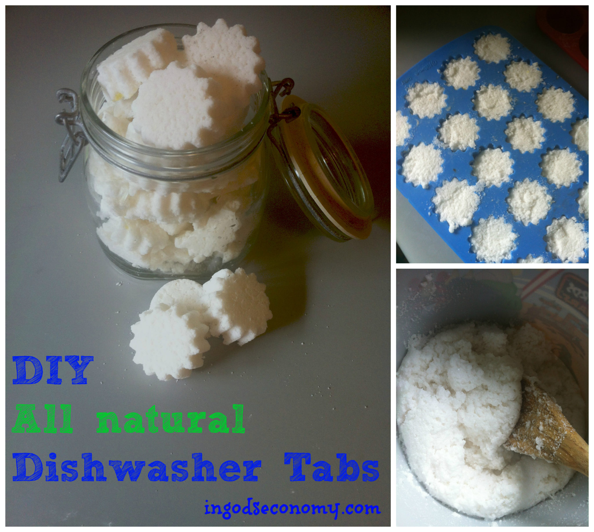 DIY All-Natural Dishwasher Detergent Tablets!