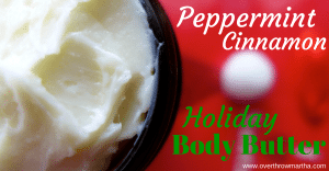 peppermint cinnamon holiday body butter
